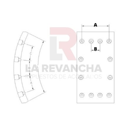 Cinta de freno AC/30-Std ''COBREQ'' (4515T) 18,6mm