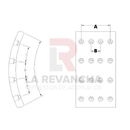 Cinta de freno SV/230 ''COBREQ''  (0713)