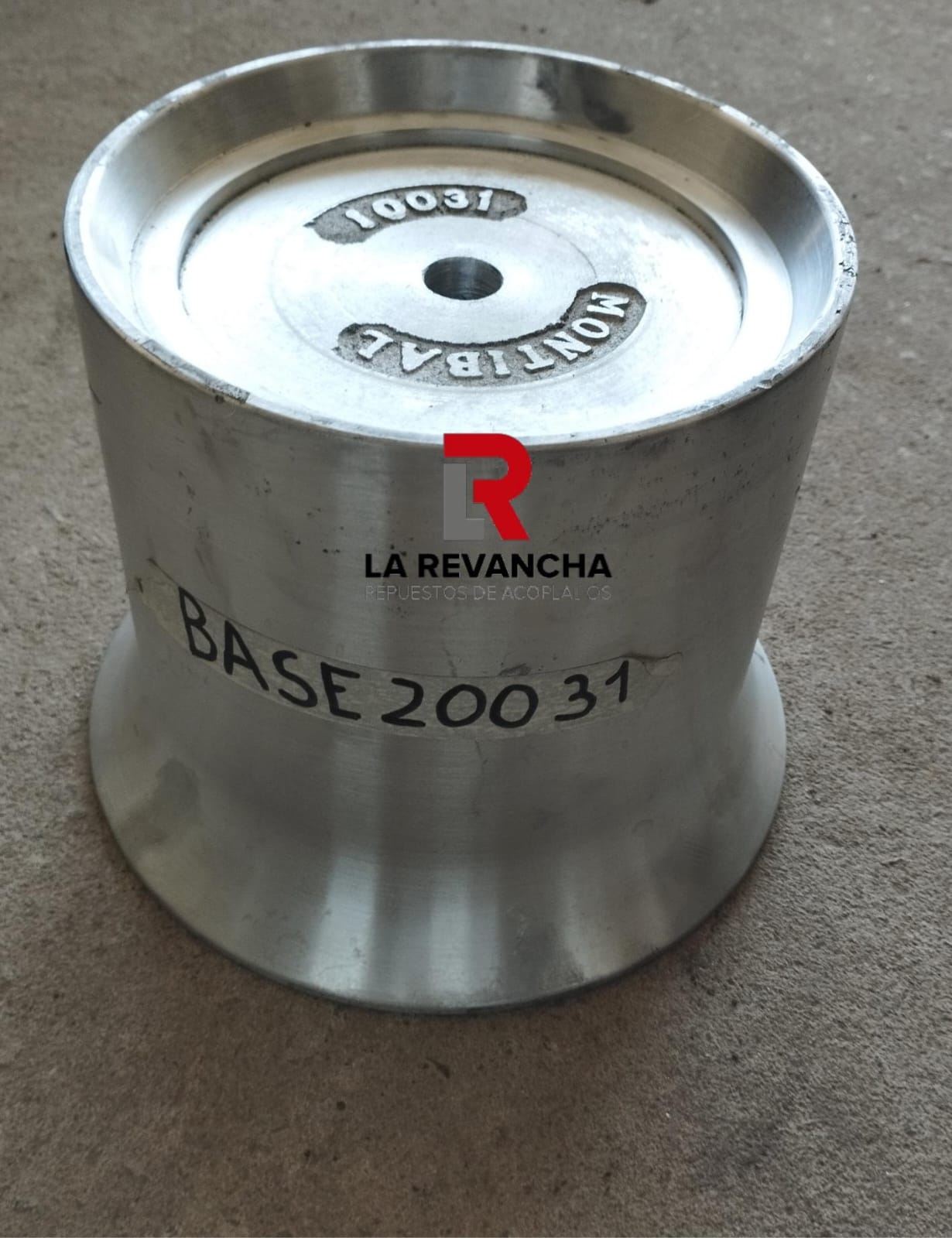 Base de Aluminio - Altura 200 - Base Inf. 31-170-140 ''30022''