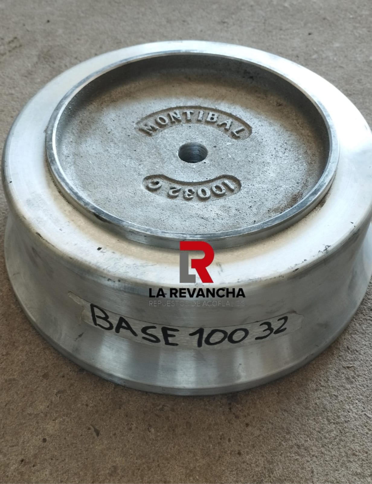 Base de Aluminio - Altura 100 -  Base Inf. 32-195 ''30032''