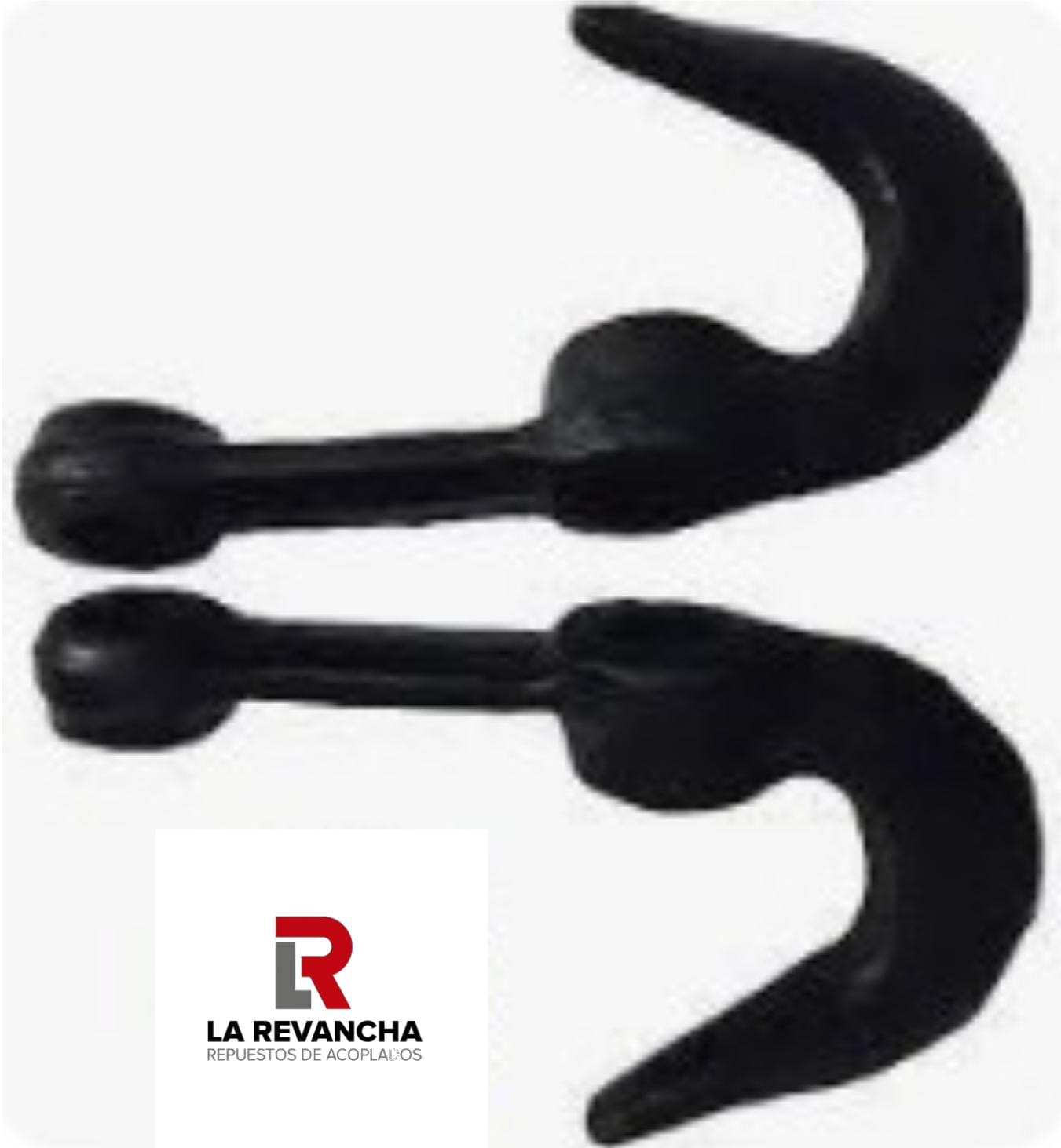 Gancho cadenero de fundicion Reforzado (Jgo.)