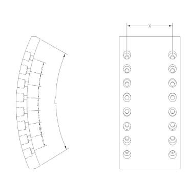 CINTA DE FRENO 3 1/2" 9245 12mm. x 8 TROZOS ''FRAS-LE''