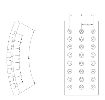 CINTA DE FRENO 5" 9244 X 13mm. x 4 TROZOS ''FRAS-LE''