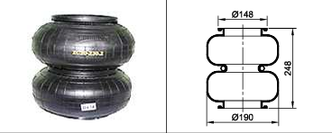 Camara de aire 2C20-230.2 ''NEUMACARG'