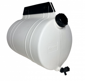 Deposito de Agua Plastico 26Lts. Redondo ''BEPO'' (BLANCO) C/Accesorios *M-198H